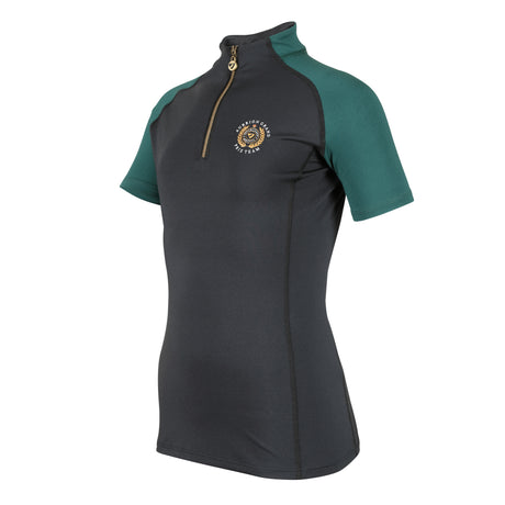 Shires Aubrion Team Young Rider Short Sleeve Base Layer #colour_black