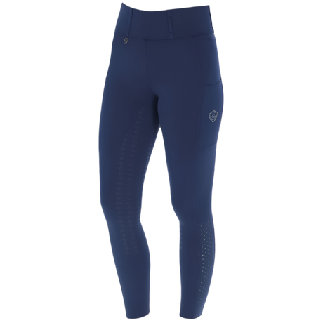 Covalliero Ladies Compression Riding Tights #colour_dark-navy