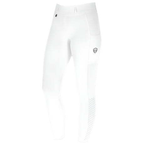 Covalliero Ladies Compression Riding Tights #colour_white