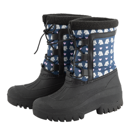 E.L.T Lucky Snowfall Children's Thermal Shoe #colour_night-blue